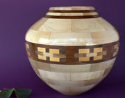 Vase, large segmented